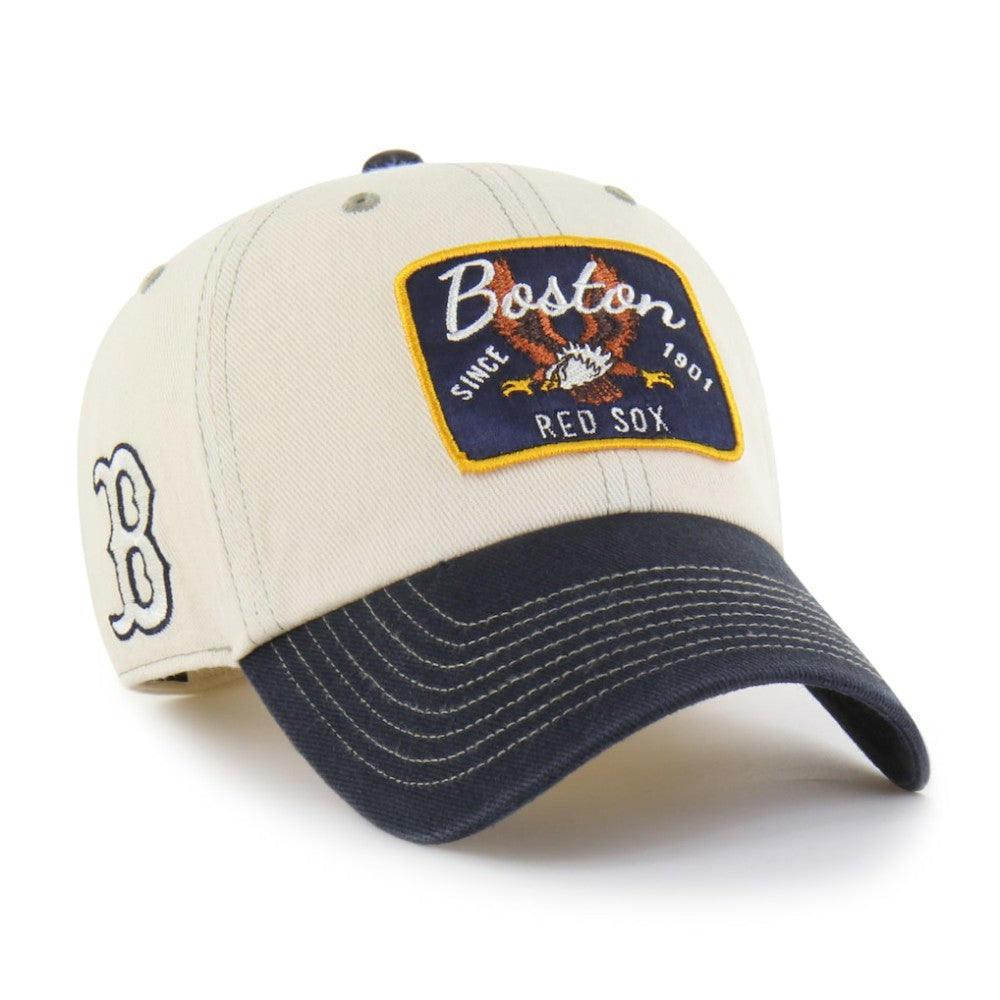 Boston Red Sox Keepsake Collection Clean Up Adjustable Hat Natural/Navy