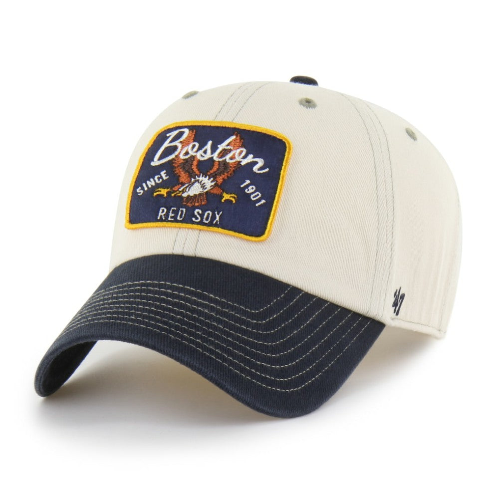 Boston Red Sox Keepsake Collection Clean Up Adjustable Hat Natural/Navy