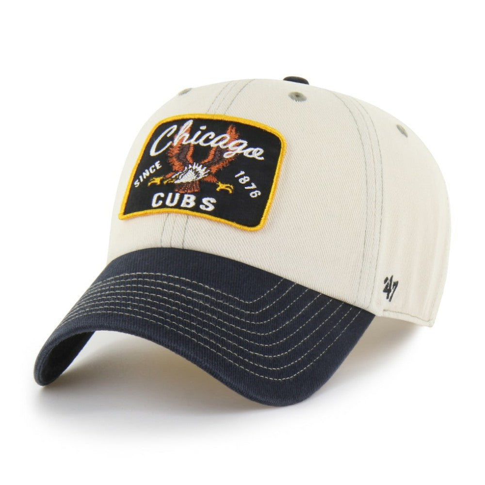 Chicago Cubs Keepsake Collection Clean Up Adjustable Hat Natural/Black