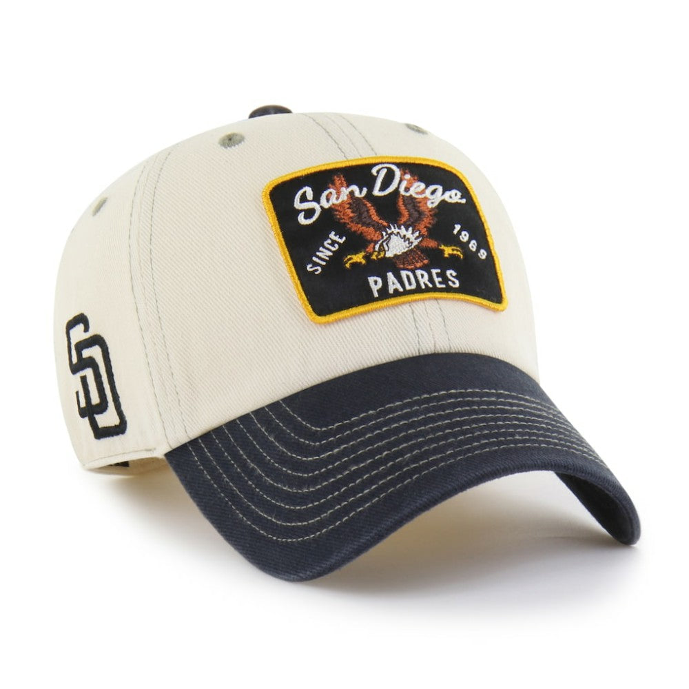 San Diego Padres Keepsake Collection Clean Up Adjustable Hat Natural/Black