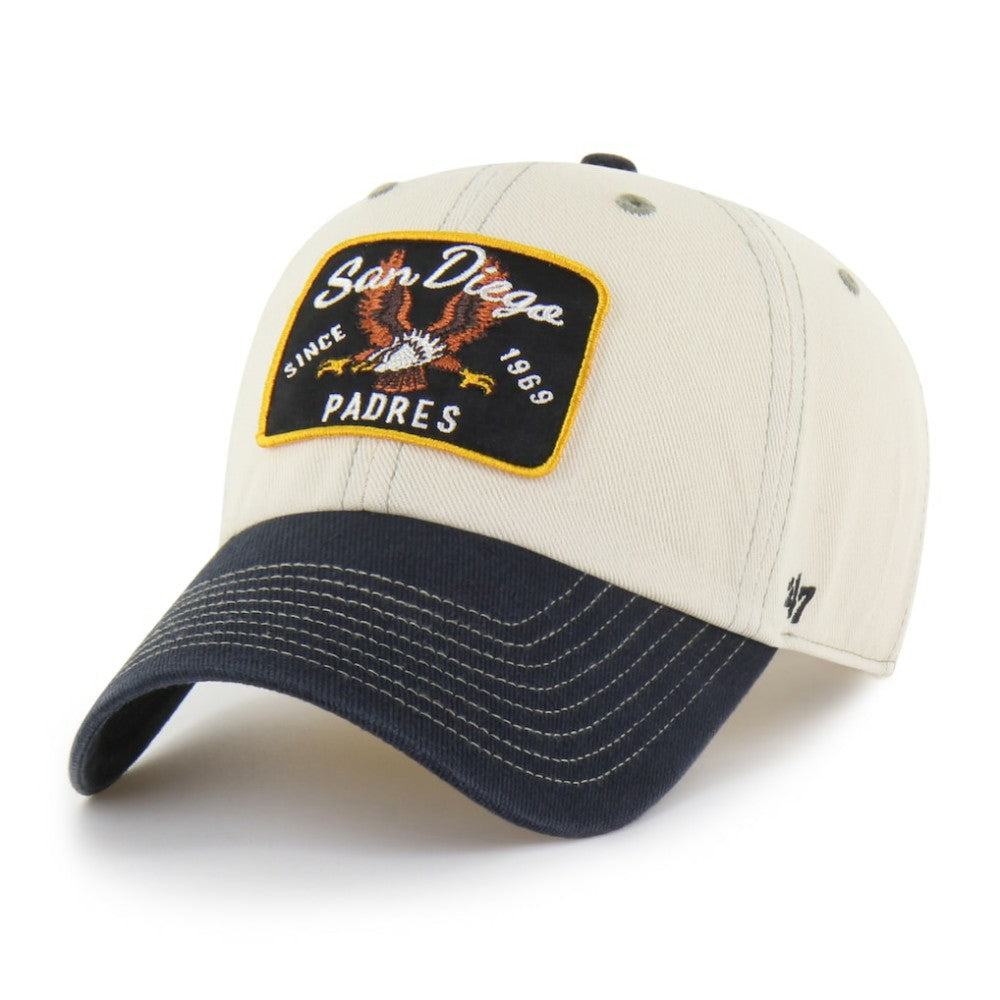 San Diego Padres Keepsake Collection Clean Up Adjustable Hat Natural/Black