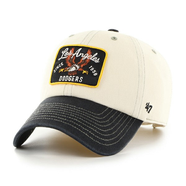 Los Angeles Dodgers Keepsake Collection Clean Up Adjustable Hat Natural/Black