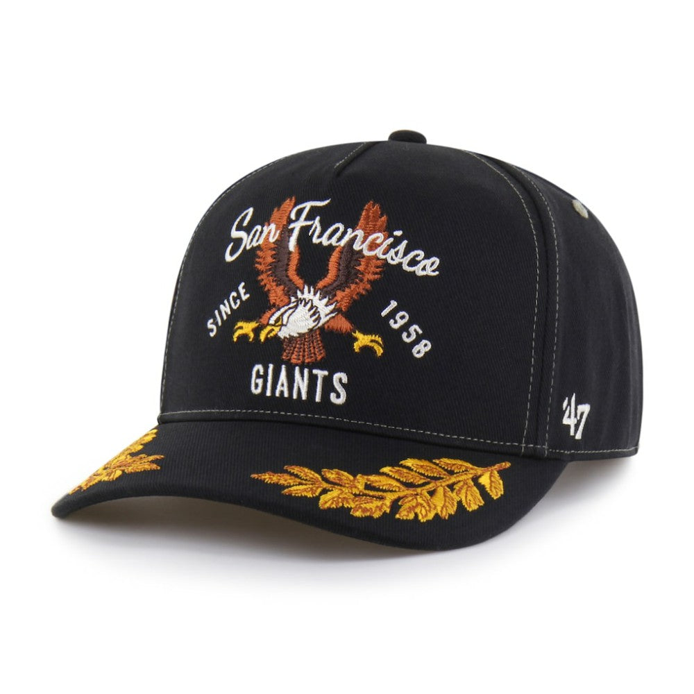 San Francisco Giants Keepsake Collection Adjustable Hitch Hat Black