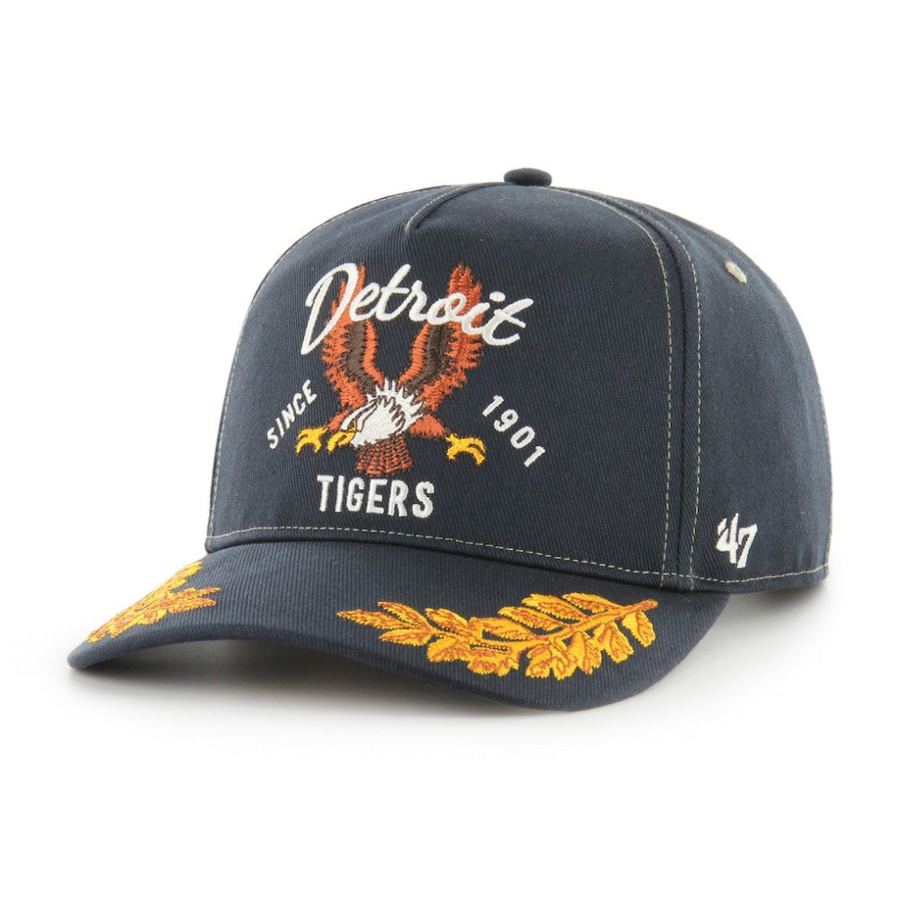 Detroit Tigers Keepsake Collection Adjustable Hitch Hat Navy