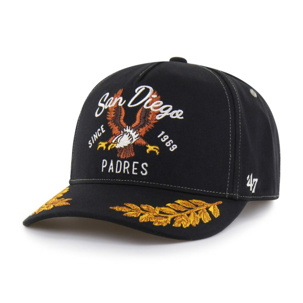 San Diego Padres Keepsake Collection Adjustable Hitch Hat Black