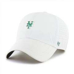 New York Mets Elevated Greens Clean Up Adjustable Hat White