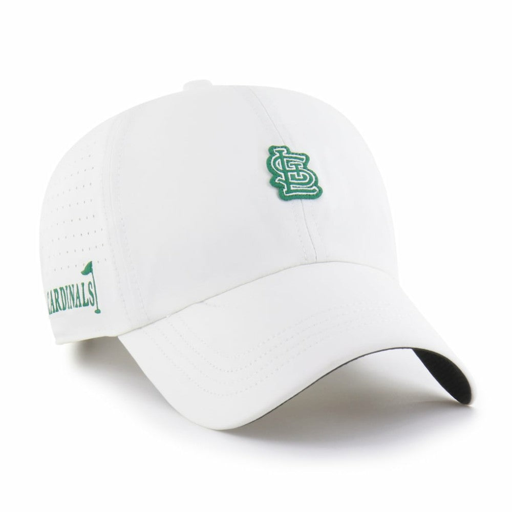 St. Louis Cardinals Elevated Greens Clean Up Adjustable Hat White