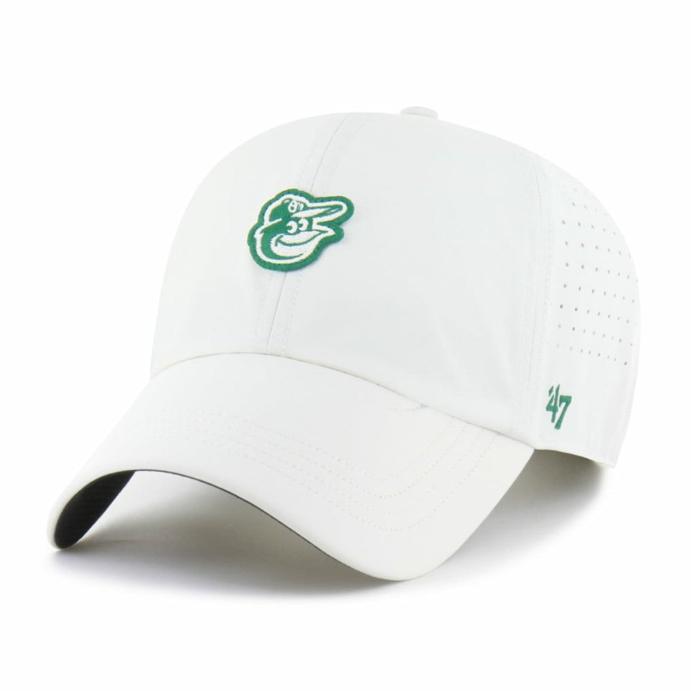 Baltimore Orioles Elevated Greens Clean Up Adjustable Hat White