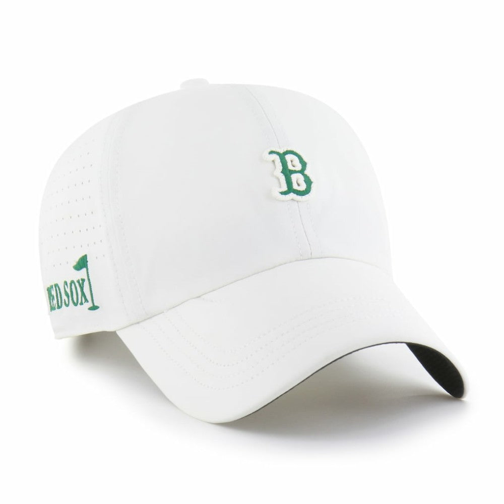 Boston Red Sox Elevated Greens Clean Up Adjustable Hat White
