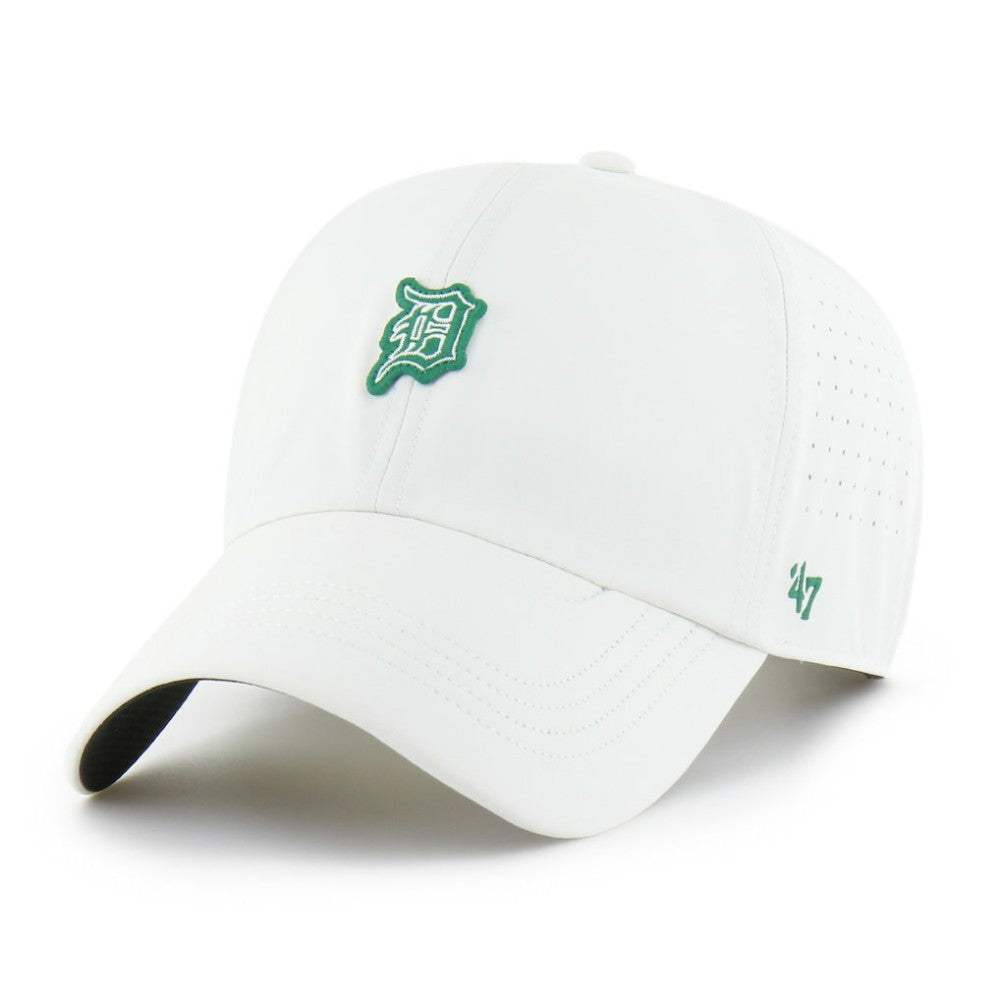 Detroit Tigers Elevated Greens Clean Up Adjustable Hat White