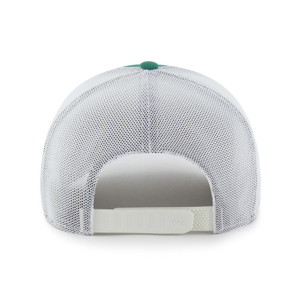 New York Mets Elevated Greens Adjustable Trucker Hat Kelly Green/White