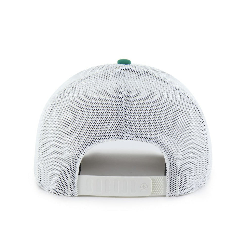 Atlanta Braves Elevated Greens Adjustable Trucker Hat Kelly Green/White