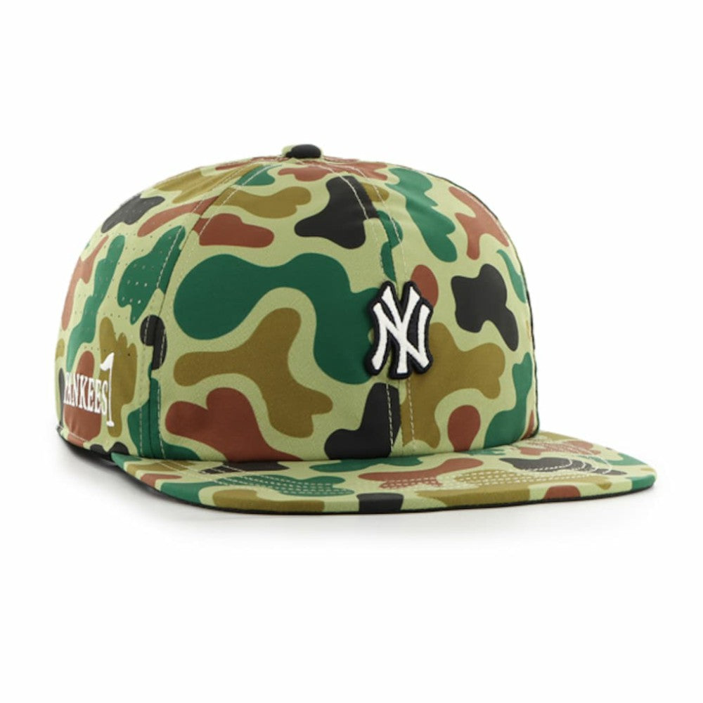 New York Yankees Elevated Greens Captain Adjustable Hat Camo