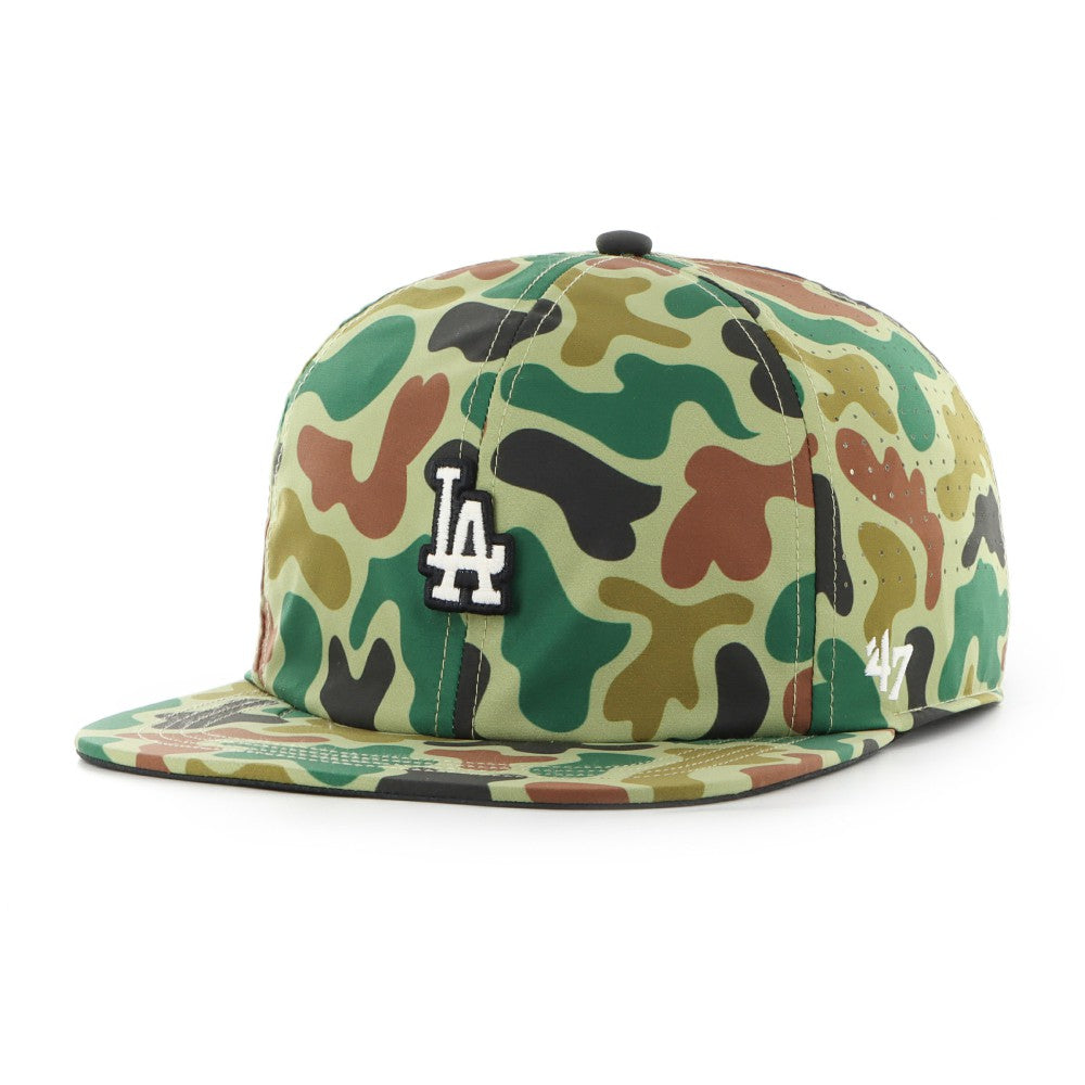 Los Angeles Dodgers Elevated Greens Captain Adjustable Hat Camo