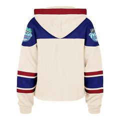 New York Rangers '47 Women's 2026 NHL Winter Classic Cropped Superior Lacer Hoodie - Cream Hoodies