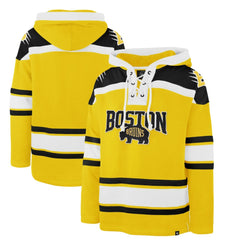 Boston Bruins '47 2026 NHL Stadium Series Superior Lacer Hoodie - Gold Hoodies