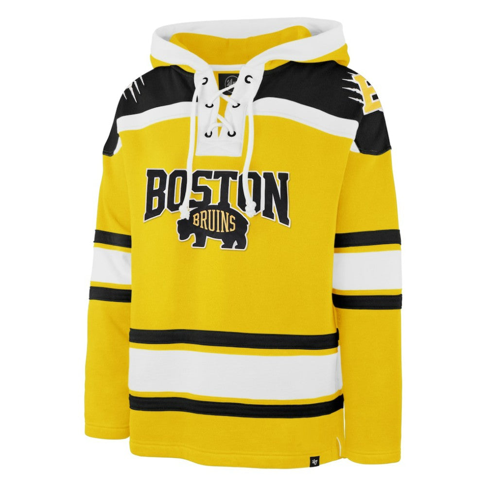 Boston Bruins '47 2026 NHL Stadium Series Superior Lacer Hoodie - Gold Hoodies