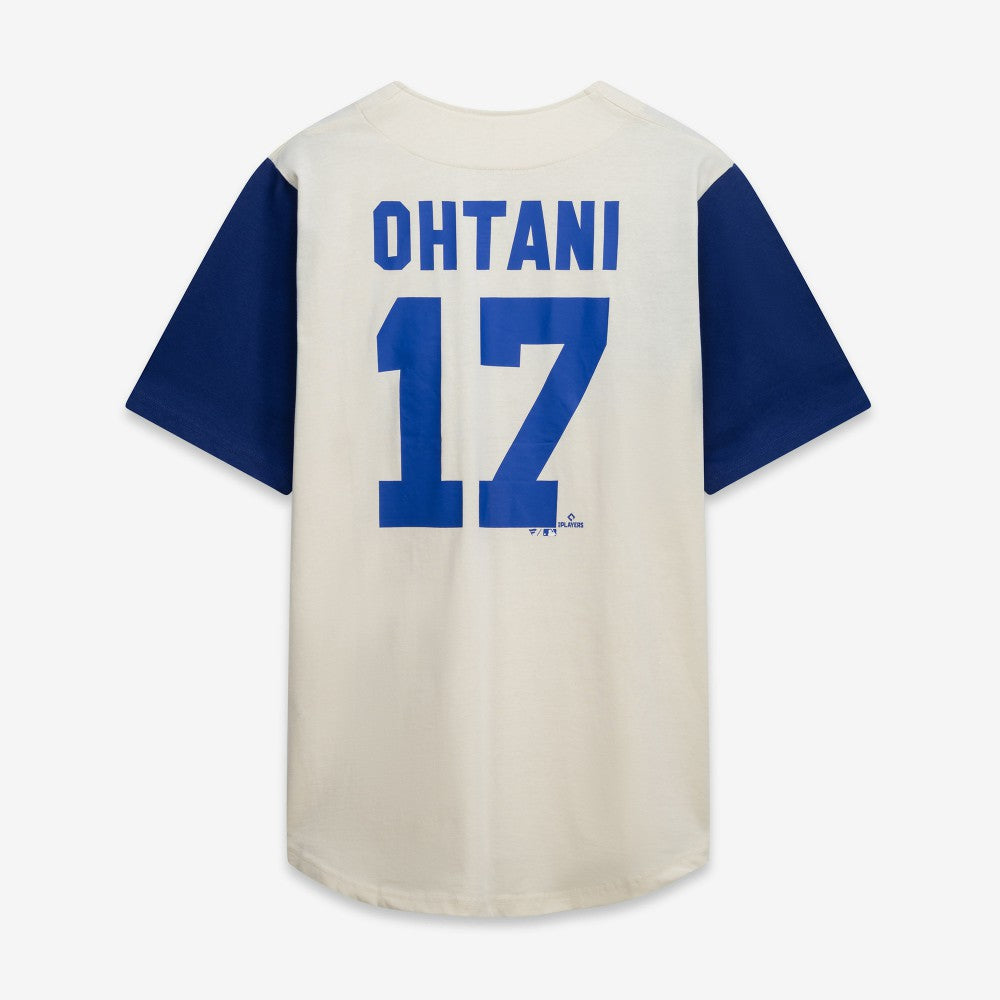 Los Angeles Dodgers Profile Big & Tall Two-Color Fashion Jersey Cream/Royal