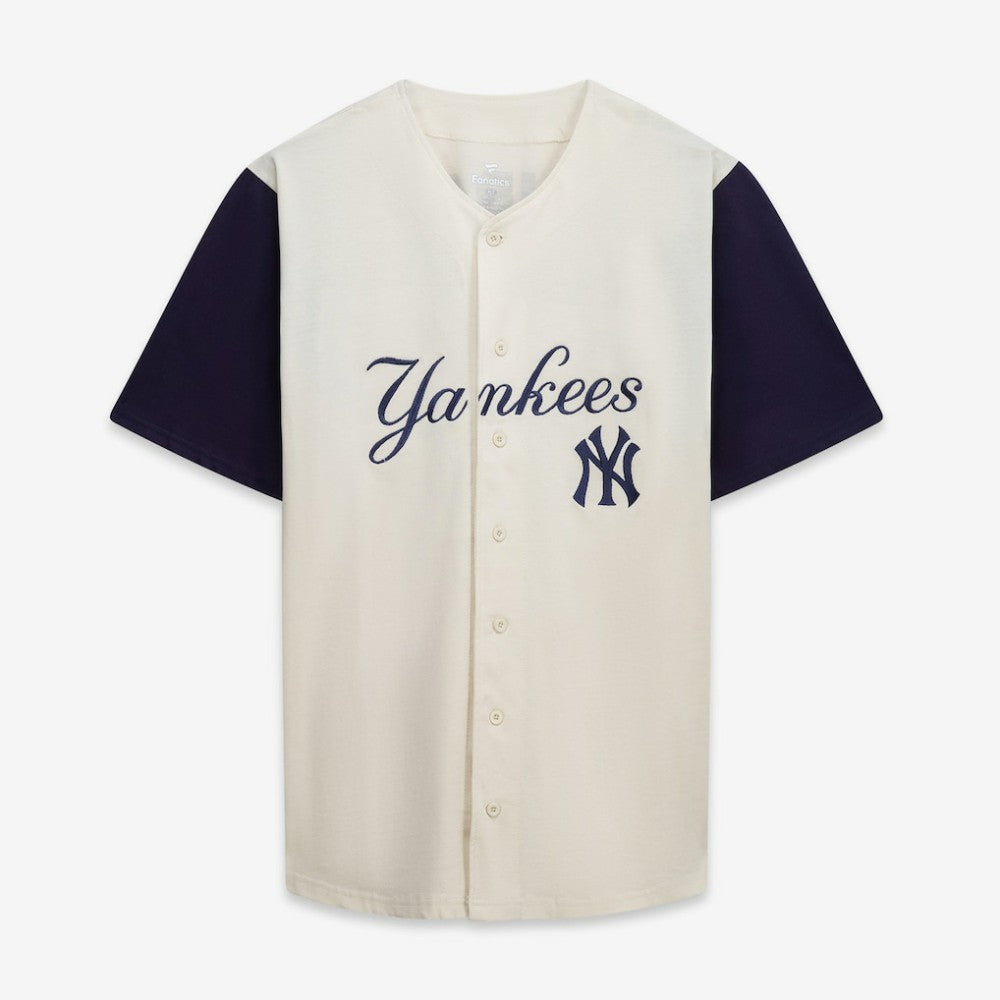 New York Yankees Profile Big & Tall Two-Color Fashion Jersey Cream/Navy