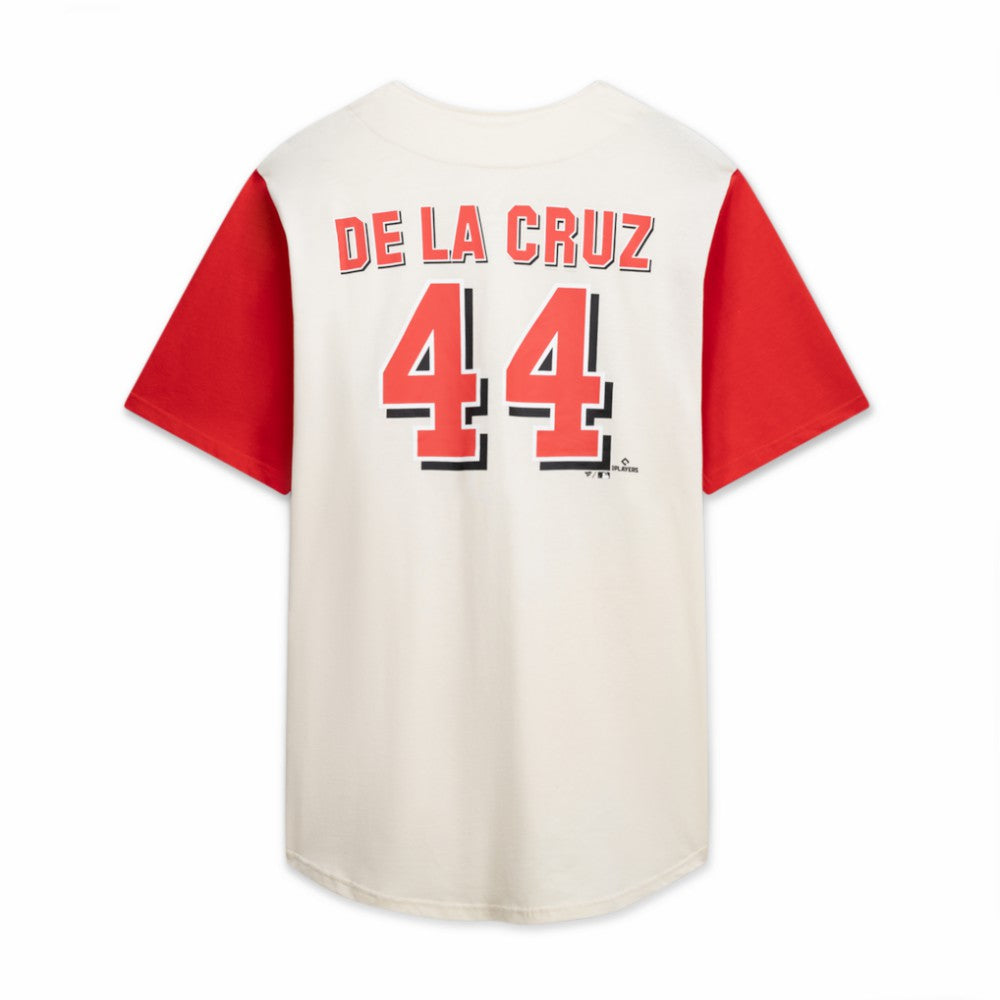 Cincinnati Reds Profile Big & Tall Two-Color Fashion Jersey Cream/Red