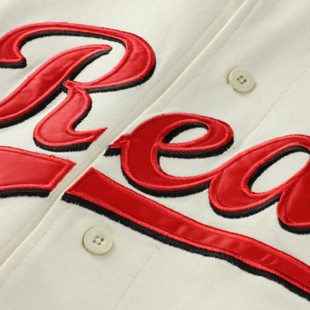 Cincinnati Reds Profile Big & Tall Two-Color Fashion Jersey Cream/Red