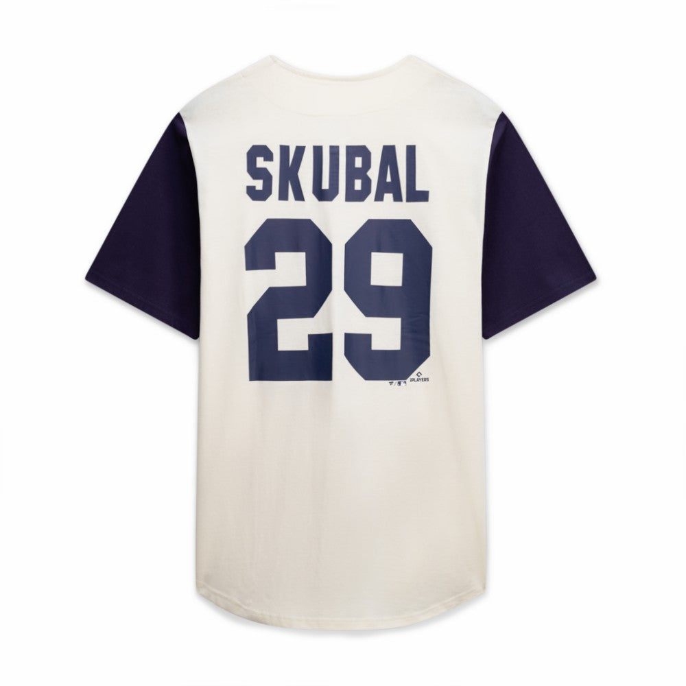 Detroit Tigers Profile Big & Tall Two-Color Fashion Jersey Cream/Navy