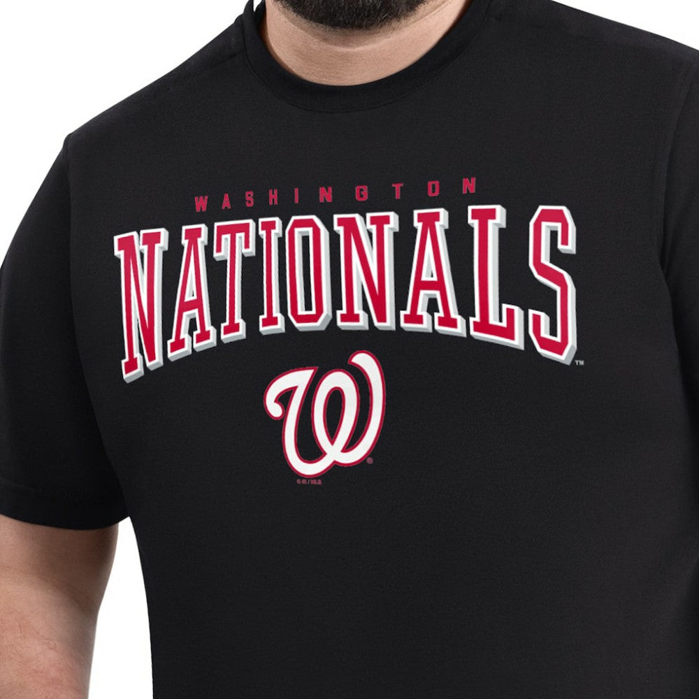Washington Nationals G-III Sports by Carl Banks Adaptive Classic Team Spirit T-Shirt Navy