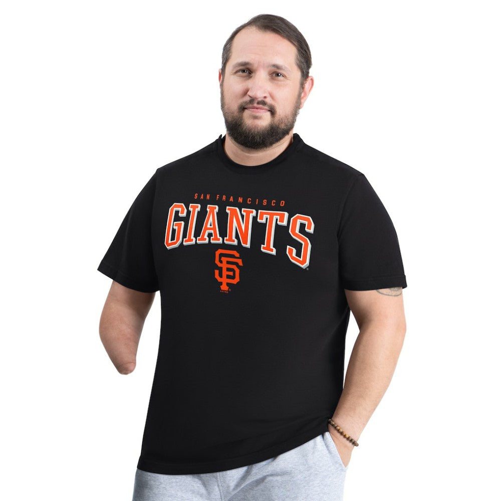 San Francisco Giants G-III Sports by Carl Banks Adaptive Classic Team Spirit T-Shirt Black