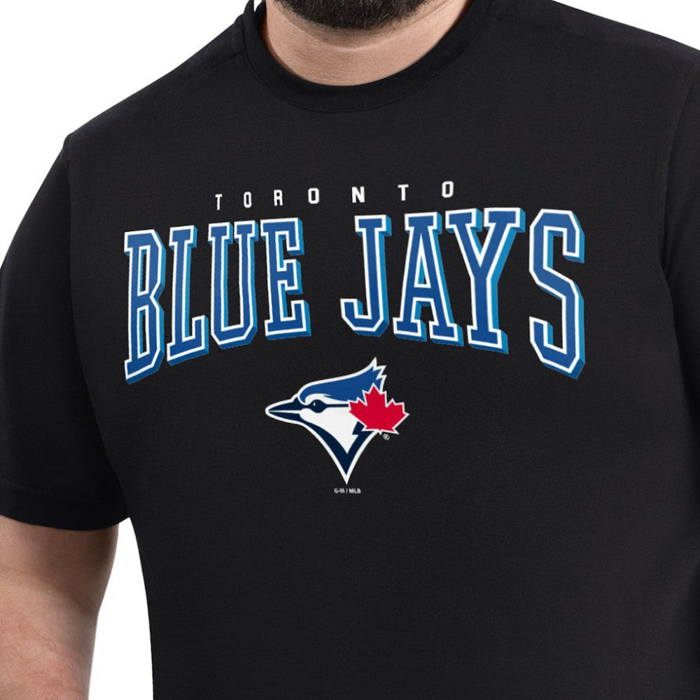 Toronto Blue Jays G-III Sports by Carl Banks Adaptive Classic Team Spirit T-Shirt Black