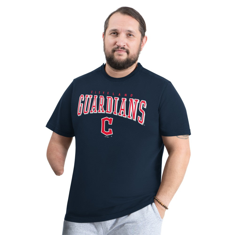 Cleveland Guardians G-III Sports by Carl Banks Adaptive Classic Team Spirit T-Shirt Navy