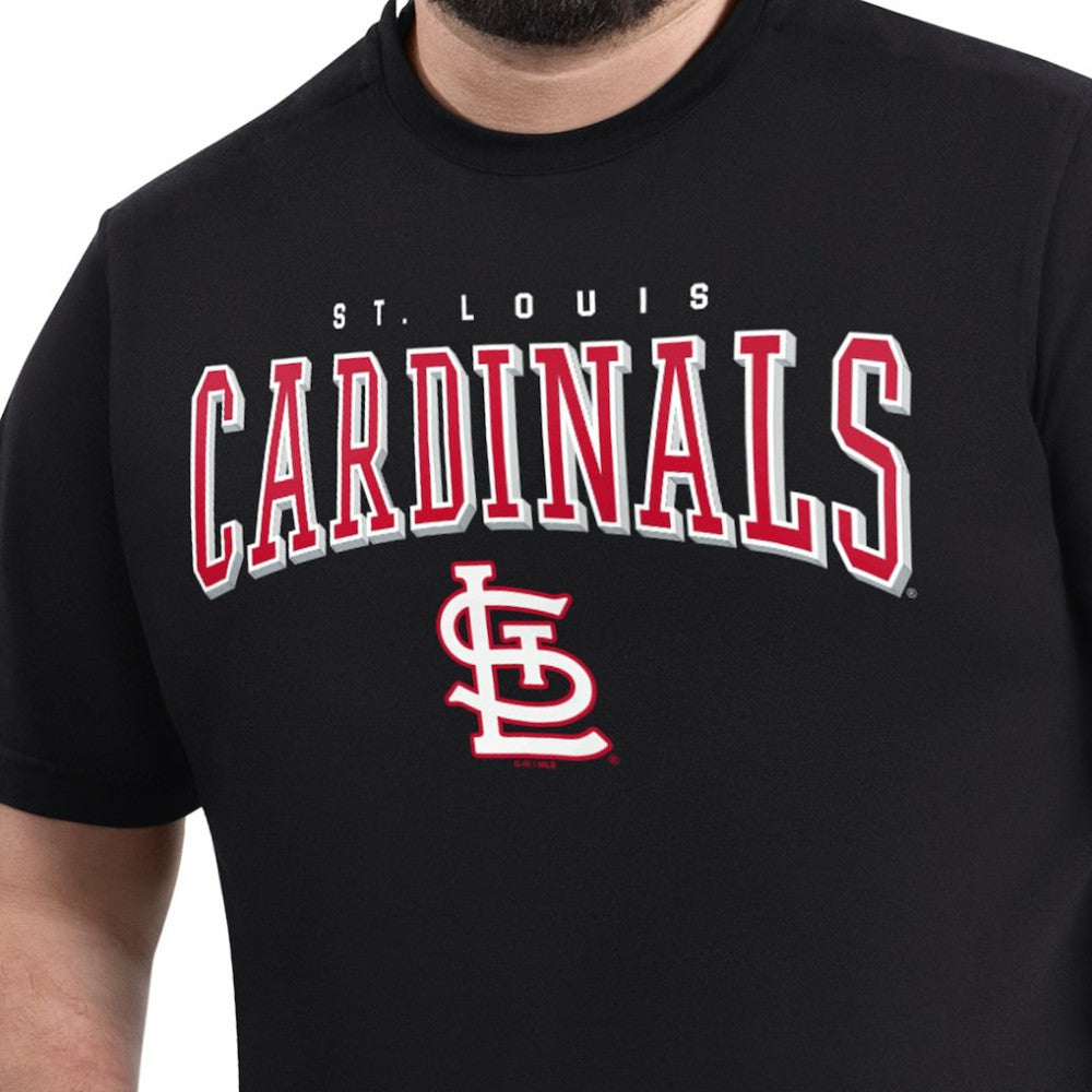 St. Louis Cardinals G-III Sports by Carl Banks Adaptive Classic Team Spirit T-Shirt Navy