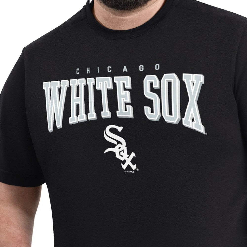Chicago White Sox G-III Sports by Carl Banks Adaptive Classic Team Spirit T-Shirt Black