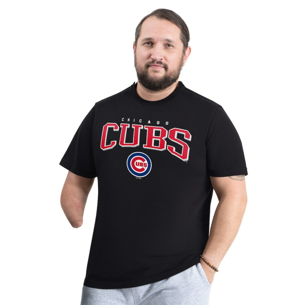 Chicago Cubs G-III Sports by Carl Banks Adaptive Classic Team Spirit T-Shirt Black