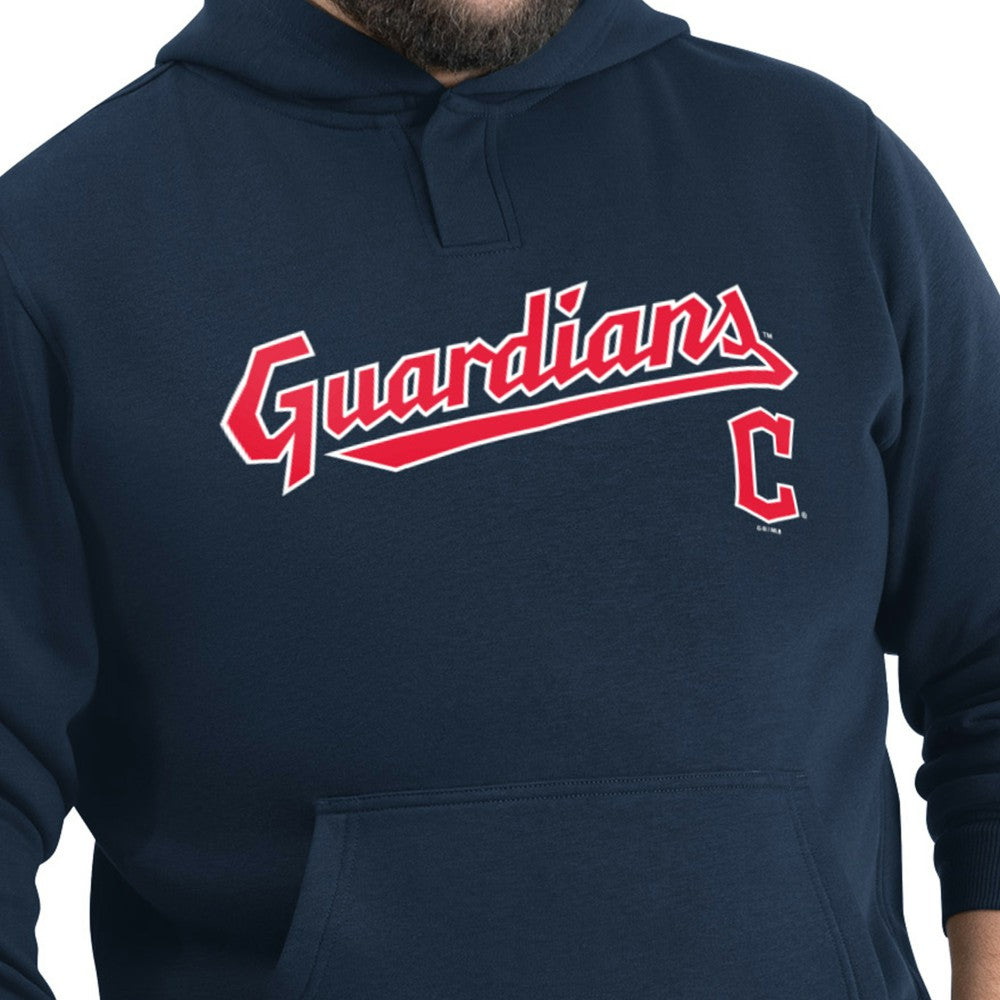 Cleveland Guardians G-III Sports by Carl Banks Adaptive Lockup Fleece Hoodie Navy