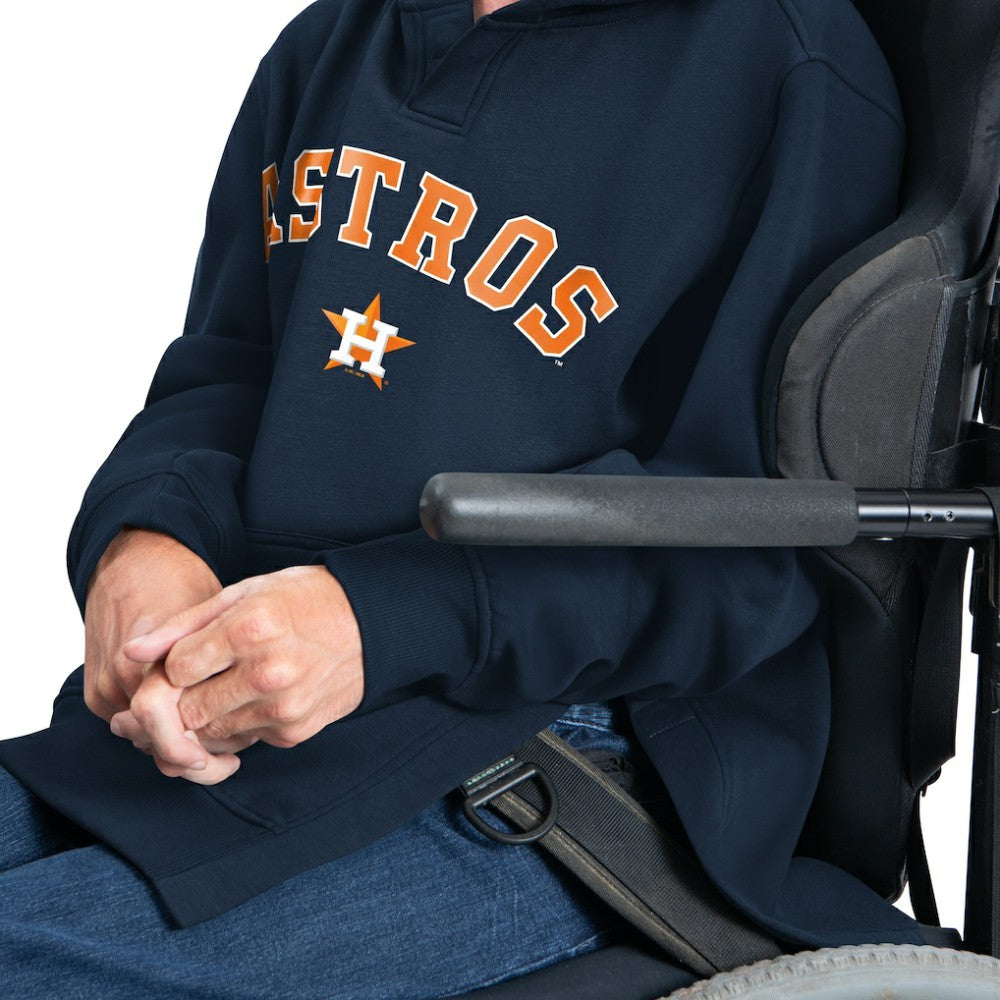 Houston Astros G-III Sports by Carl Banks Adaptive Lockup Fleece Hoodie Navy