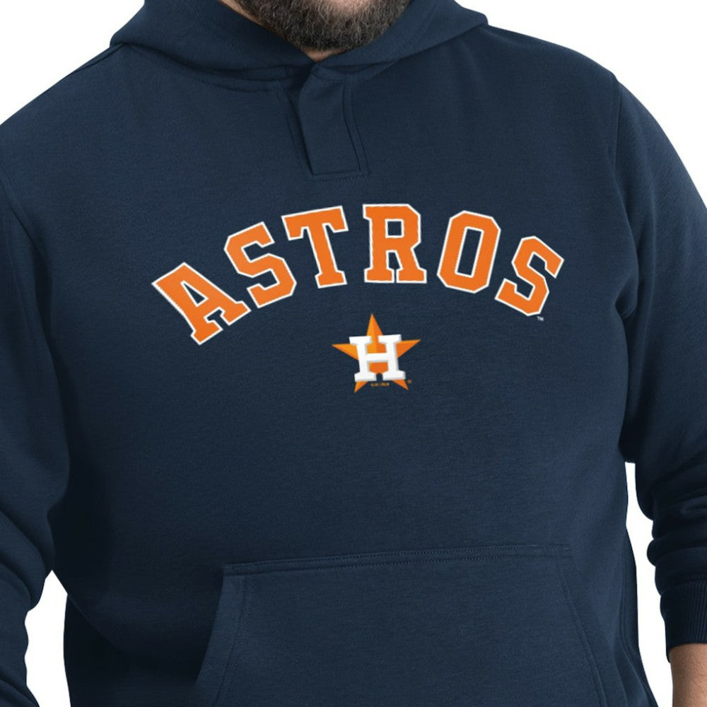 Houston Astros G-III Sports by Carl Banks Adaptive Lockup Fleece Hoodie Navy