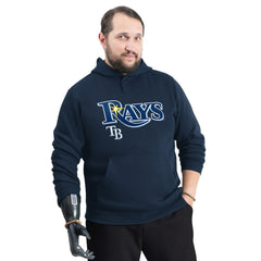 Tampa Bay Rays G-III Sports by Carl Banks Adaptive Lockup Fleece Hoodie Navy