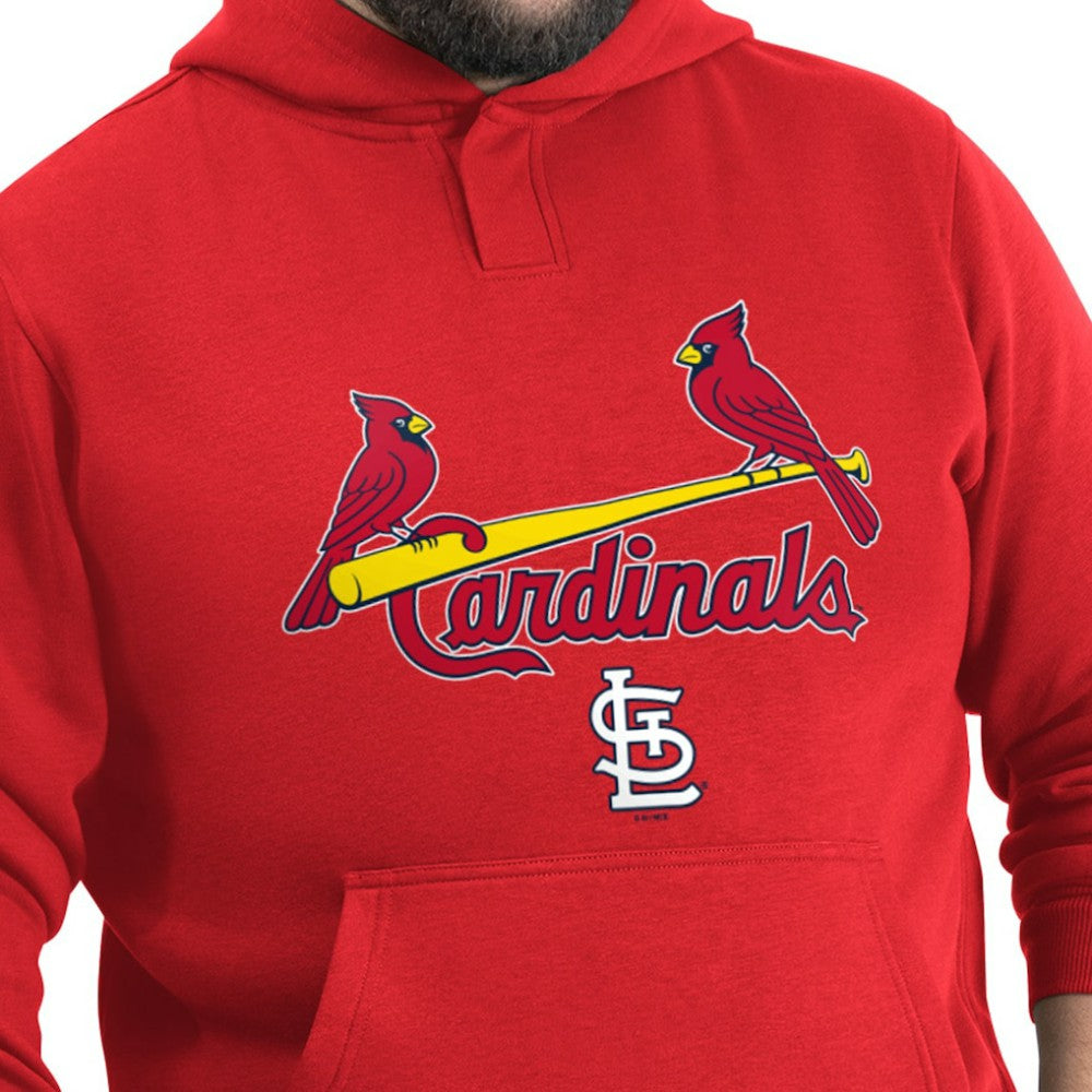 St. Louis Cardinals G-III Sports by Carl Banks Adaptive Lockup Fleece Hoodie Red