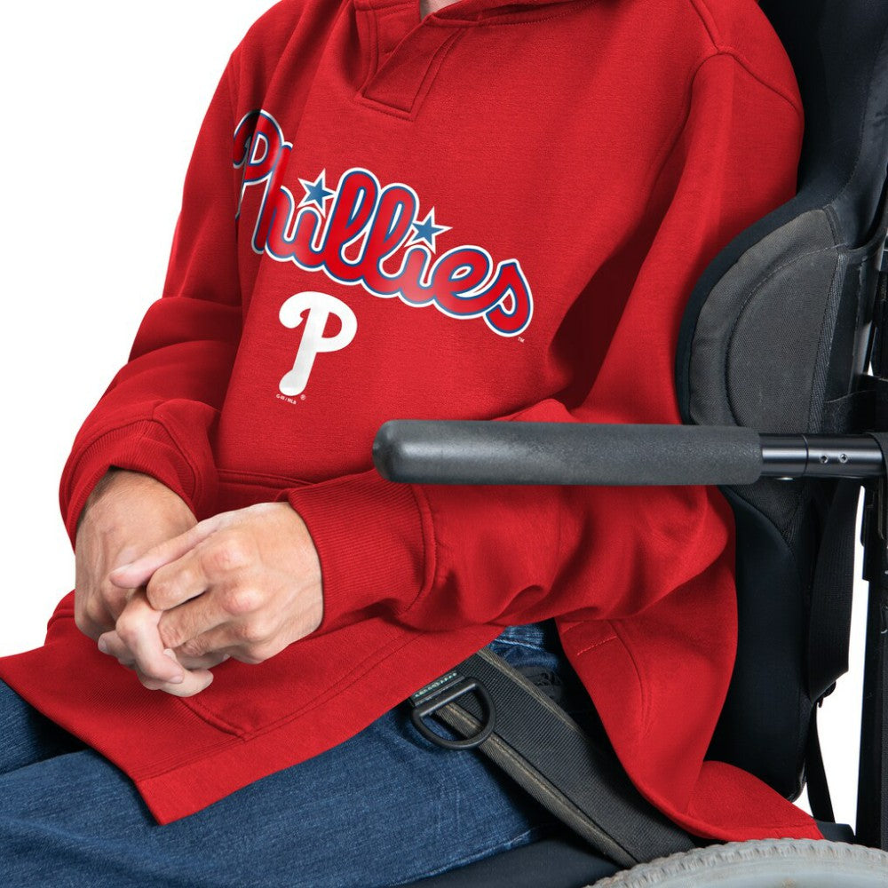 Philadelphia Phillies G-III Sports by Carl Banks Adaptive Lockup Fleece Hoodie Red