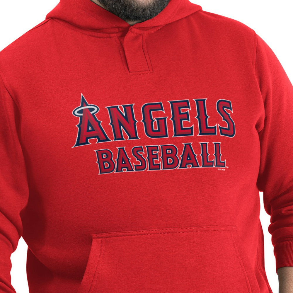 Los Angeles Angels G-III Sports by Carl Banks Adaptive Lockup Fleece Hoodie Red