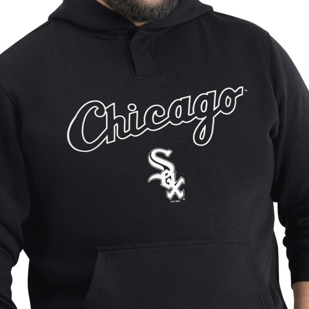 Chicago White Sox G-III Sports by Carl Banks Adaptive Lockup Fleece Hoodie Black