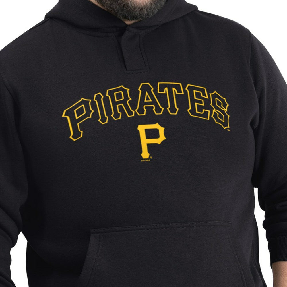 Pittsburgh Pirates G-III Sports by Carl Banks Adaptive Lockup Fleece Hoodie Black