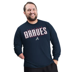 Atlanta Braves G-III Sports by Carl Banks Adaptive Long Sleeve T-Shirt Navy