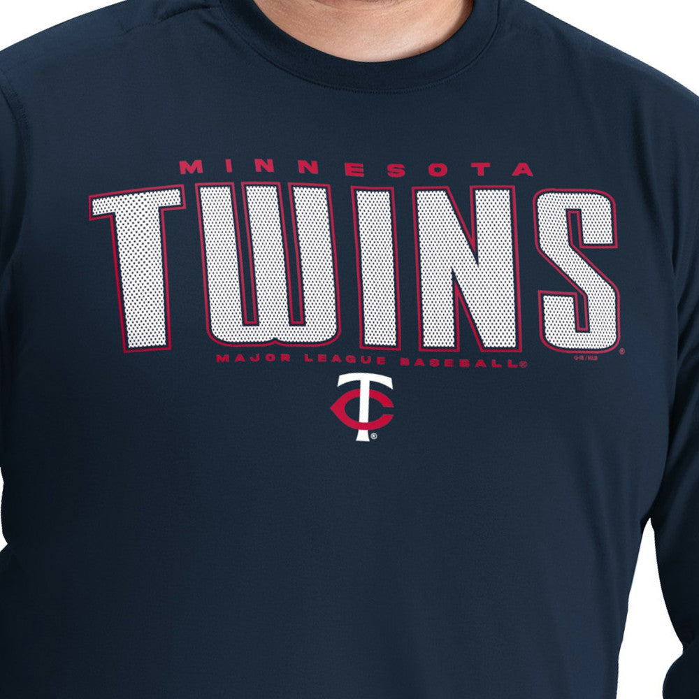 Minnesota Twins G-III Sports by Carl Banks Adaptive Long Sleeve T-Shirt Navy