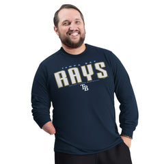 Tampa Bay Rays G-III Sports by Carl Banks Adaptive Long Sleeve T-Shirt Navy