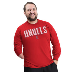 Los Angeles Angels G-III Sports by Carl Banks Adaptive Long Sleeve T-Shirt Red