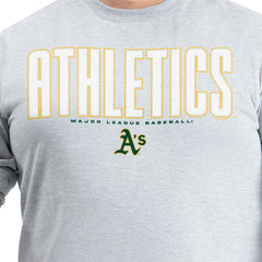Athletics G-III Sports by Carl Banks Adaptive Long Sleeve T-Shirt Gray
