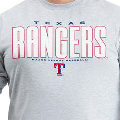 Texas Rangers G-III Sports by Carl Banks Adaptive Long Sleeve T-Shirt Gray