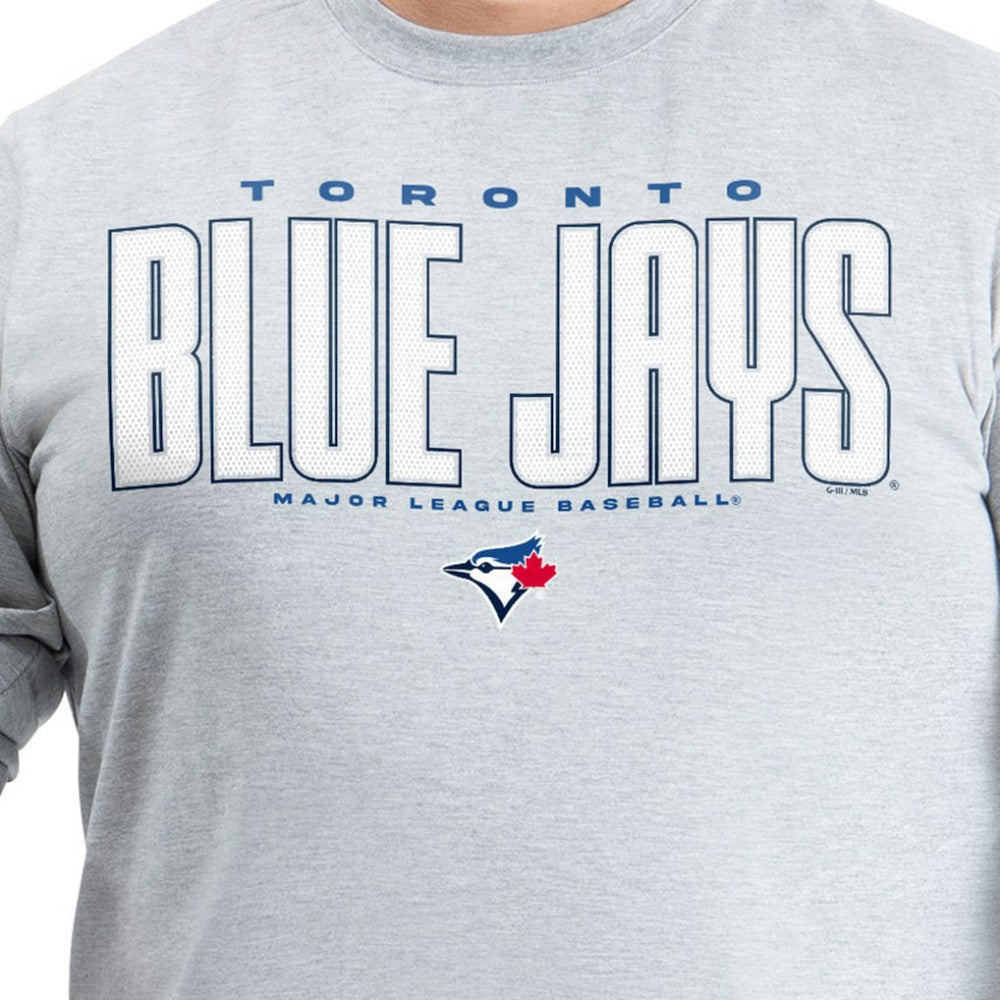 Toronto Blue Jays G-III Sports by Carl Banks Adaptive Long Sleeve T-Shirt Gray