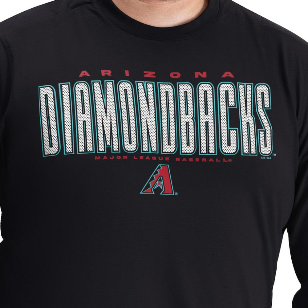 Arizona Diamondbacks G-III Sports by Carl Banks Adaptive Long Sleeve T-Shirt Black